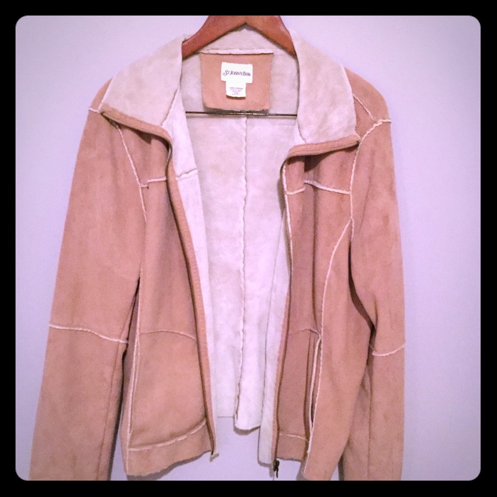 Faux sheepskin women’s jacket